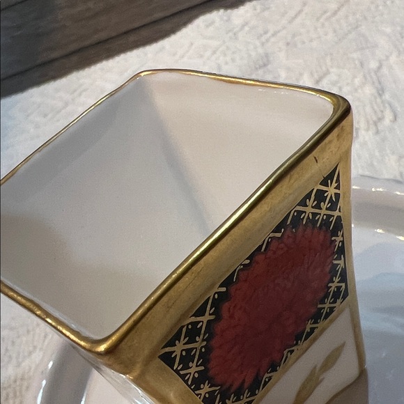 1961-74 Chrysanthemum Abbeydale Duffield Derbyshire Bone China Mini Vase England - Picture 10 of 16